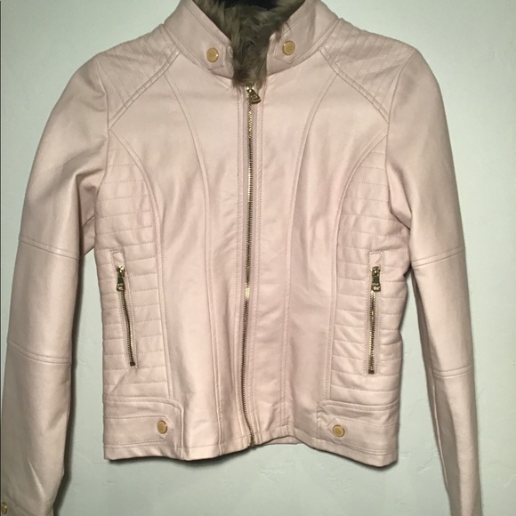 Jessica Simpson Jackets & Blazers - Jessica Simpson Leather Imitation